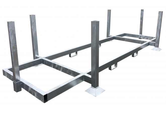 Rijplaten pallet | Rijplaten stapelrek | Rijplatenrek | Rijplatenbunker | 1446.10100025V