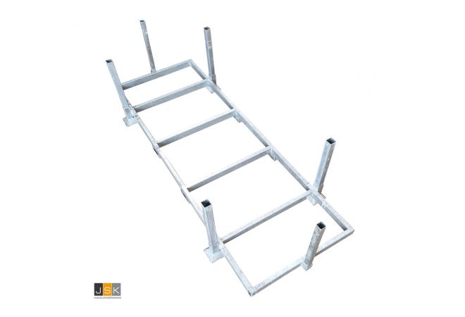 Stapelbox voor kunststof rijplaten zwaar 300x100 cm | 1010.0025