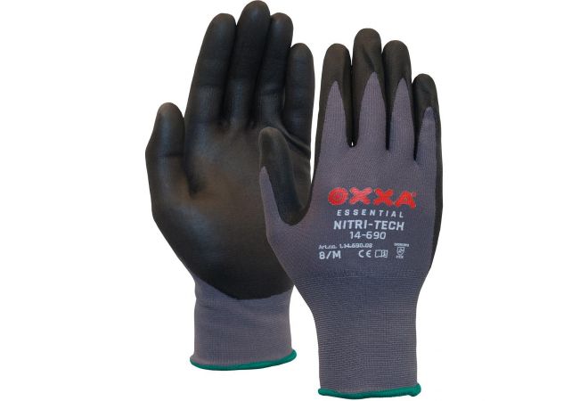 11469000 - OXXA® Nitri-Tech 14-690 handschoen (Dozijn 12 paar) (Maat 6-12) - 1.14.690.00 11469000 - OXXA® Nitri-Tech 14-690 handschoen (Dozijn 12 paar) (Maat 6-12) - 1.14.690.00