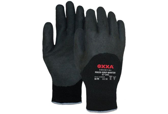 14728000 - OXXA® Maxx-Grip-Winter 47-280 handschoen (Dozijn 12 paar) (Maat 9-11) - 1.47.280.00