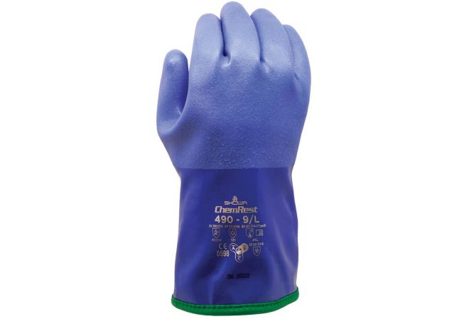 14748000 Showa 490 Cold & Oil Resistant handschoen (Doos 10 paar) (Maat M-XL) - 1.47.480.00
