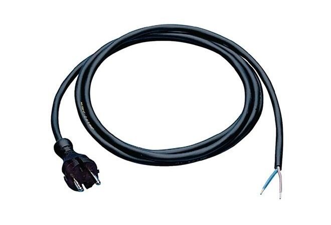 Apparatensnoer 5,0 meter 2x1,0 mm² H05RN-F zwart klasse 2 - 332.210.50.01