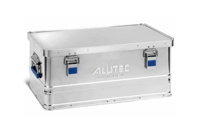ALU10040 - Alutec Aluminium kist BASIC 40, 560x370x245 mm, inhoud 40L, met greep