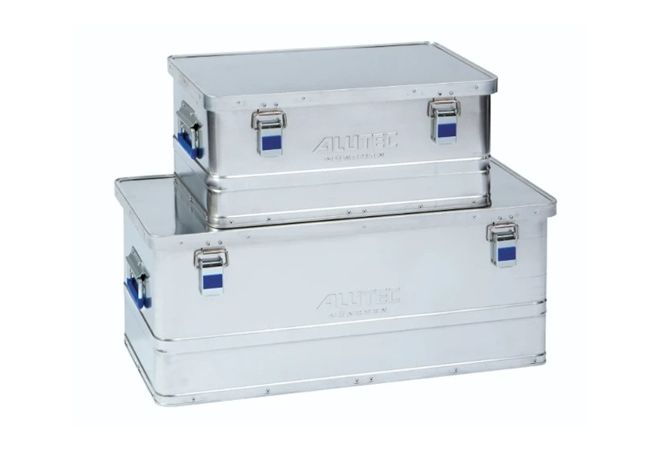 ALU10040 - Alutec Aluminium kist BASIC 40, 560x370x245 mm, inhoud 40L, met greep