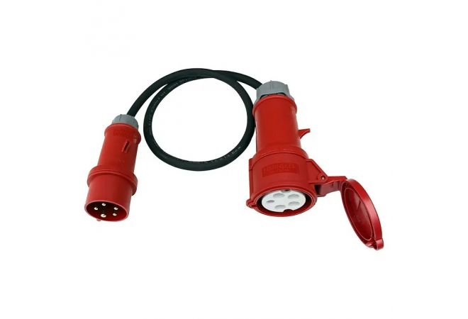 165>325 Mennekes CEE-Adapterleitung CEE 16A verloop stroom adapter naar CEE 32A 380V - 400V IP44, spatwaterdicht Europees kwaliteits product 1446.165325 165>325 Mennekes CEE-Adapterleitung CEE 16A verloop stroom adapter naar CEE 32A 380V - 400V IP44, spatwaterdicht Europees kwaliteits product 1446.165325