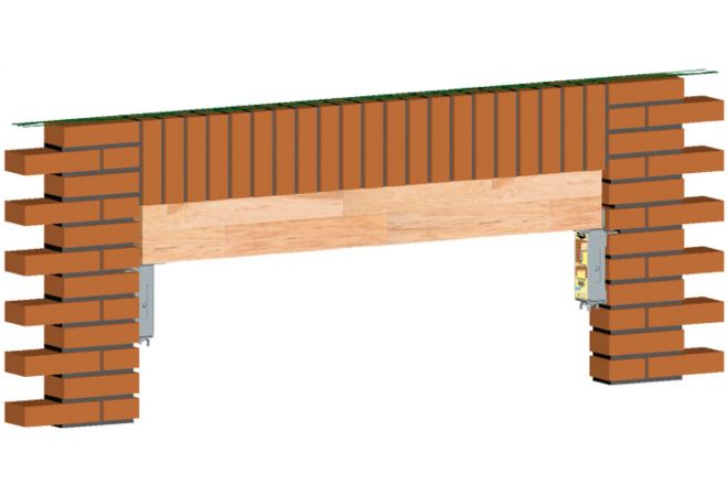 Metselwerk ondersteuning Brick Bracket, maximale belasting uitgeschoven	5.0 kN, set à 2 stuks