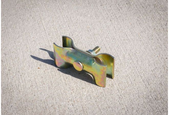 30 stuks Hekwerk koppeling met slot bout 42/42 mm, Versterkte uitvoering | Dikte: 4.5 mm | Boutlengte: 90 mm Bout/moer maat: 19 met gratis verzending