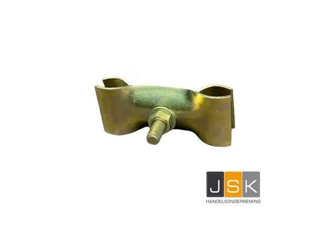 30 stuks Koppeling standaard met slot bout 42/42 mm, Versterkte uitvoering | Dikte: 4.5 mm | Boutlengte: 90 mm Bout/moer maat: 19 met gratis verzending