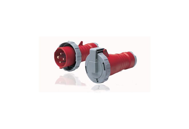 Reefer CEE Verloopkabel CEE-stekker 32A 4-polig IP67 naar CEE-contrastekker 32A 5-polig | Reefer CEE Converter | 324325/67 - JSK Handelsonderneming