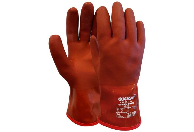 1.47.410.00 OXXA® PVC-Chem-Winter 47-410 handschoen (per paar) (Maat 9L-10XL) - 14741000
