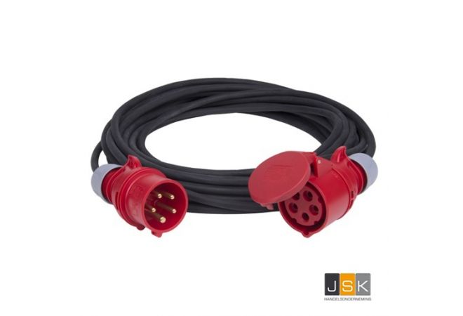 EV Laadkabel 5 meter 400V 16A 5-polig 5x2,5 mm² contactmateriaal CEE 3P+N+A PCE - 110549