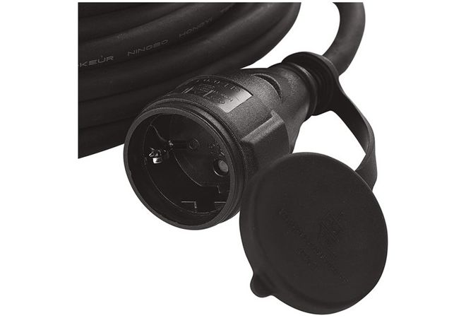 Actie VEROCK Verlengkabel Schuko - Extra dikke aders - 3x2,5mm2 - 10M | 41365