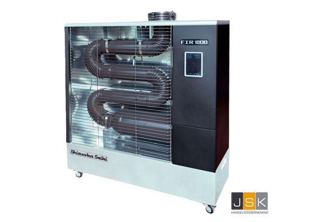 Infraroodstraler VAL-6 – FIR1000 Shizuoka - met ingebouwde thermostaat - wordt niet beïnvloed door wind, dus ook heel geschikt voor buiten - reukloze en rookloze verwarming