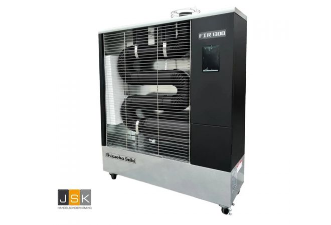 Infraroodstraler VAL-6 – FIR1300 Shizuoka - met ingebouwde thermostaat - wordt niet beïnvloed door wind, dus ook heel geschikt voor buiten - reukloze en rookloze verwarming