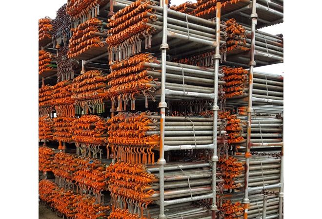 Stapelpallet 83x83x50cm voor uitzetkortelingen, gegalvaniseerd zonder hijsogen