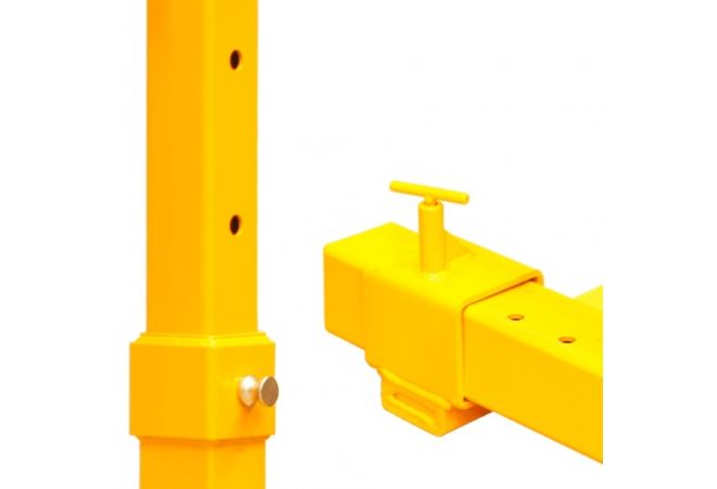 Auto(laad)kraan pallethaak verstelbaar WLL 2.000/1.750 kg type PG-120-1.75-SSB 1.75/2 TON - (Autolaadkraanmodel)