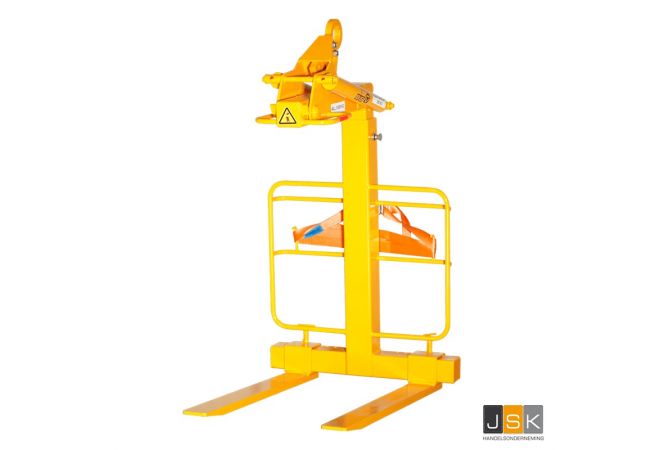 Pallethaak zelf-balancerend, WLL (max.draaglast) 3.000 kg, Eigen gewicht 290 kg, Type 3 ton, 1170 x 120 x 40 mm