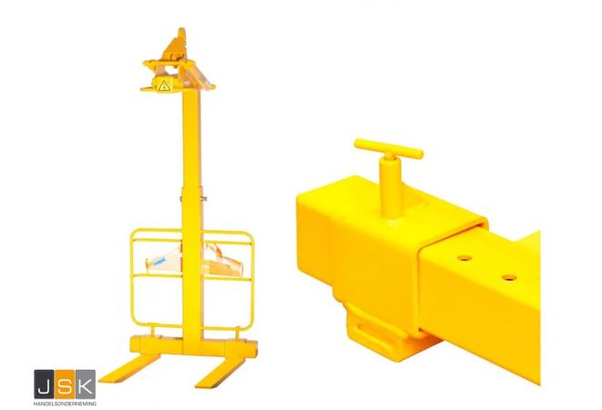 Pallethaak zelf-balancerend, WLL (max.draaglast) 2.000 kg, Eigen gewicht 163 kg, Type 2 ton, BSV PG 100/2-SSB-S