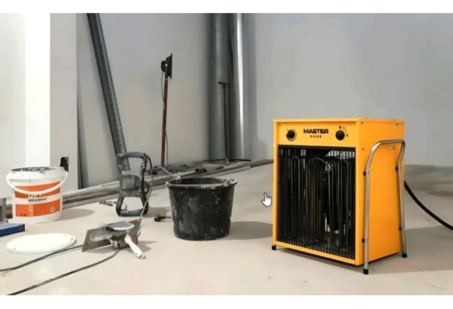 B 22 EPB 22kW Elektrische kachel 400V / 50 Hz | Luchtverplaatsing 1.632 m³/uur | 11 - 22 kW | 73 dB(A) @1 meter | 63A Master