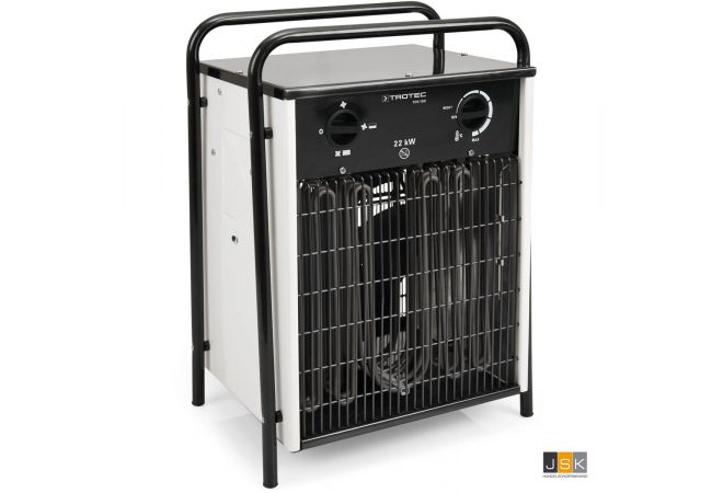 TDS100 | Elektrische kachel Trotec 22 kW 400V/50Hz | Luchtverplaatsing 1632 m³/u | 11-22 kW | 73dB(A) @1 meter | 63A | Trotec TDS 100