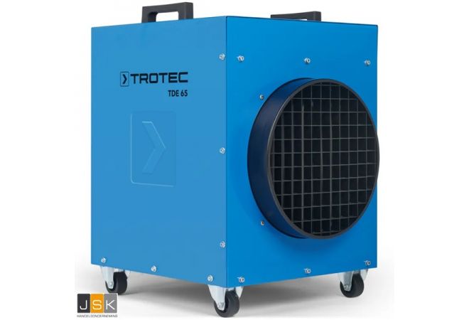 TDE65 | Elektrische verwarming 400V 32A | 12kW Maximale verwarmingscapaciteit | 1094 m³/u Luchtstroom | 65 dB(A) Geluidsdrukniveau | Trotec 1410000117