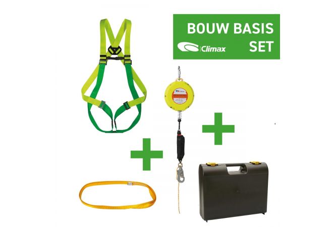 Valbeveiliging Veiligheids-set Climax Bouw Basis set 90-400