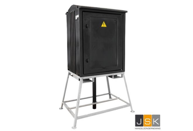 80A Bouwmeterkast KANTO 2.0 | 1x CEE 63A 5p 6h 400V | 2x CEE 32A 5p 6h 400V | 6x Schuko 16A 2p+RA 230V