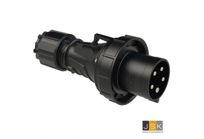 035-6xs CEE-plug 63A 5p 6h IP67 POWER TWIST black, IP67 Power Twist theater Black Edition | 9003399681363 | 830.356.01/107545