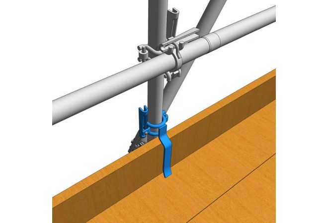 Kantplankkoppeling voor 1 steigerplank | Kantplankhouder voor 1 steigerplank | Kantplank houder voor 1 steigerplank | bord de bordure de raccordement