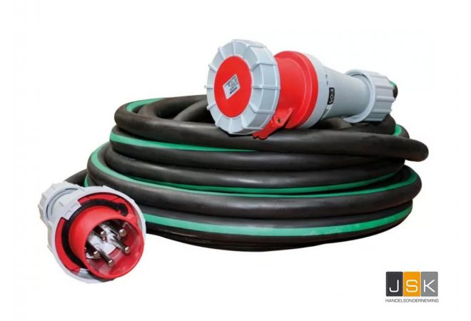 Aluminium Krachtstroomkabel aluprene 5 x 10 63A | 25 meter Artikelnummer: 132156, uiterst soepele aluminium kabel voor bouw en industrie