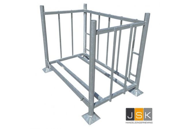 Baakvoeten pallet - Opslagrek voor baakvoeten - Geleide-baakvoet opslagrek - Baakvoeten opslagbunker - Baakvoeten opslagpallet