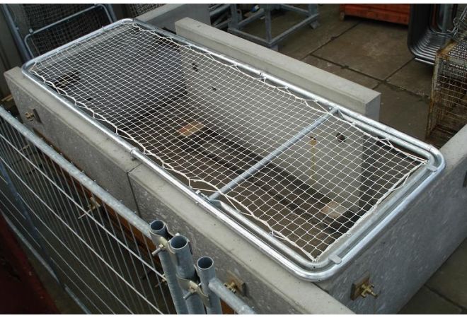 Trapgatbeveiliging volgens EN 13374 norm voor tijdelijke randbeveiliging120X330 cm