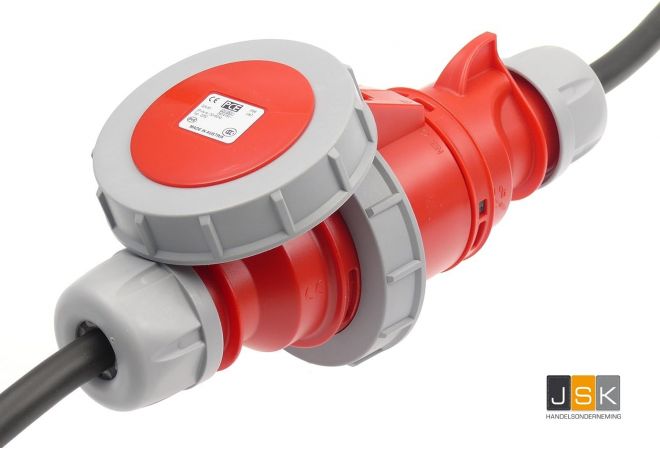 IP67 Krachtstroomkabel 10 meter H07RN-F 16A 5 G 2,5 mm² - 362.410/IP67