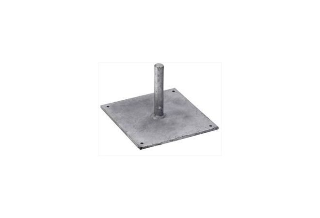 Voetplaat met Pen Tubelock 125x125mm