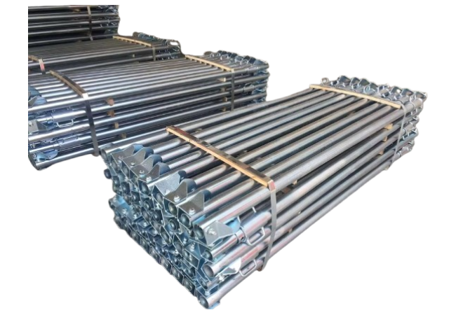Duw-Trekstempels 170-300 cm Gegalvaniseerd | 50 sutks in stapelrek + verzending | maximale belasting van 12,26kN ingeschoven; maximale belasting van 9,81kN uitgeschoven