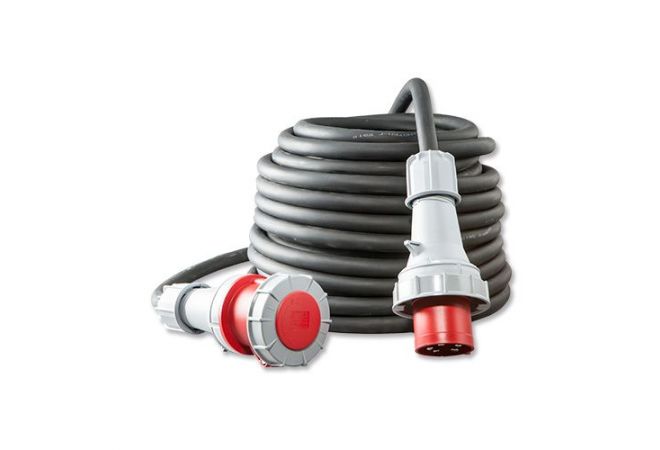 CEE Krachtstroom verlengsnoer 20 meter H07RN-F 5G10 CEE 63/5/400 - 110710