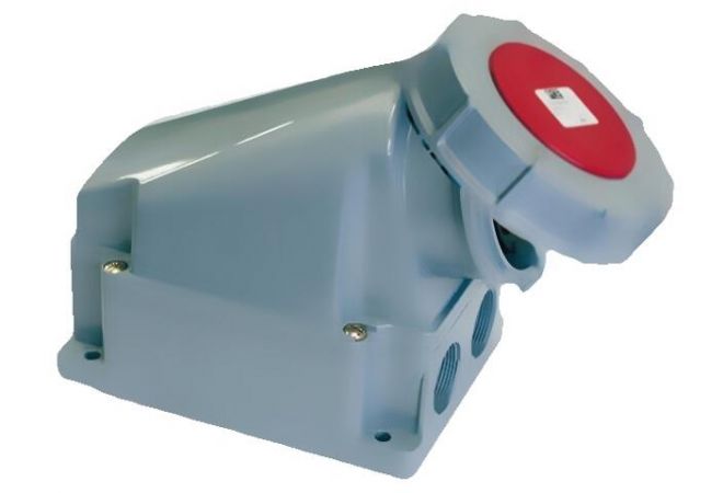 135-6 CEE-wall mounted socket 63A 5p 6h IP67 POWER TWIST | 831.356 / 102638 Sirox PCE
