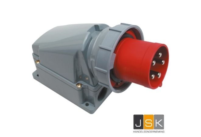 535-6 | CEE Wandapparaatstekker IP67, 5-polig, 400 V, 6h 63A | EAN-Code: 4028232202463 | Sirox PCE 835.356/103382