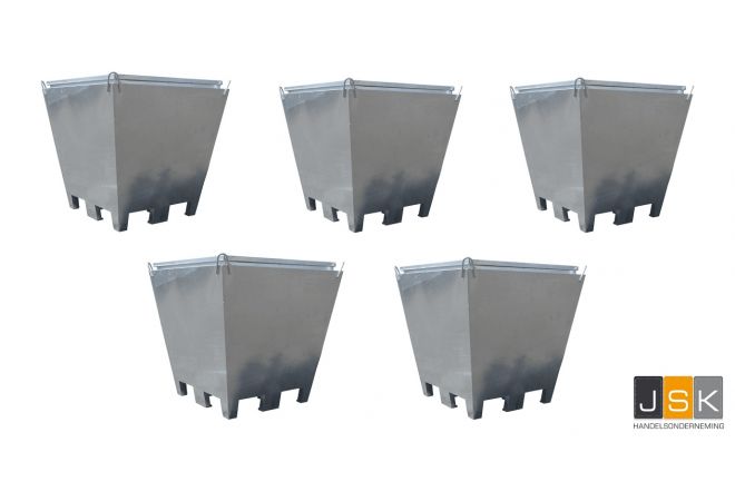 5x Bouw-waterput voorzien van verdeelstuk & RVS wateraftappunt, 110x107x110cm, 110 × 110 × 110 cm, RVS verdeelstuk (3/4″ messing) voor PE-aansluiting & RVS wateraftappunt - gratis verzending