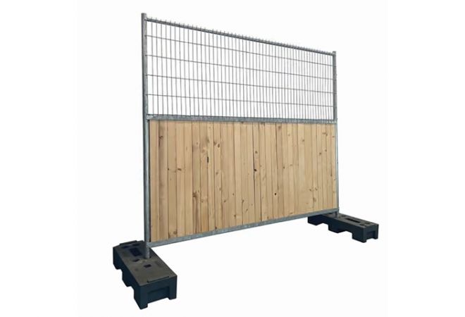 Combiwood bouwhek Circulair 2.16 x 2.00m | Naverzinkt, Combiwood cityfence hek op basis van social return, Zeer robuust thermisch verzinkt frame