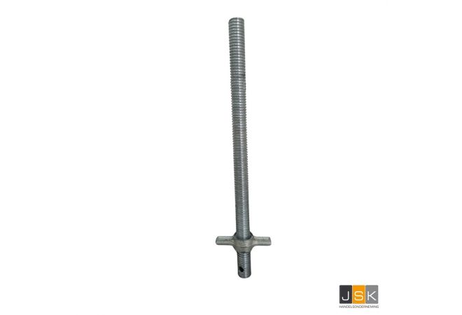 Draadstang-spindel 38 x 500 mm HDG zonder voet | Draadspindel 38 x 500mm HDG zonder voet | Threaded rod 38 x 500mm HDG without base