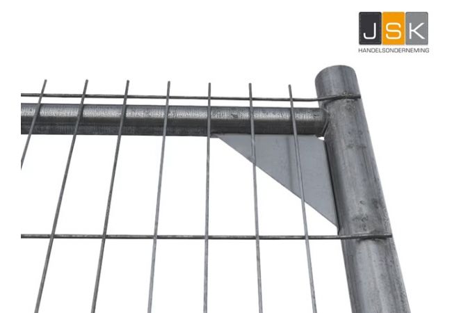 Bouwhek Heras M500 Anti Climb met hoekversterking en middenbuis | 1446.128426