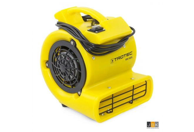 Trotec Turbo ventilator TFV 10 S, Luchtvolume 355 m³/h, Air Pressure 90 Pa, Geluidsniveau 61,5 dB(A)