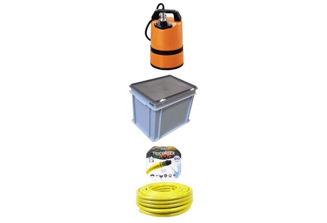 Tsurumi LSC 1.4S vlakzuiger met ingebouwde terugslagklep LSC1.4S 0,48kW 230V 50Hz 2850tpm 10m kabel, persaansluiting 1" - Art nr. TSLSC14S-51