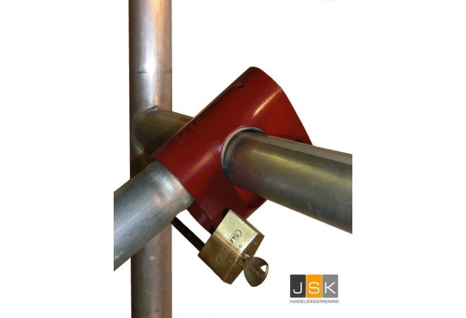 Alumexx rolsteigerslot | Steigerslot | Steigerbeveiliging | Koppelpenslot | Frameslot | geleverd met of zonder hangslot - 1446-1005