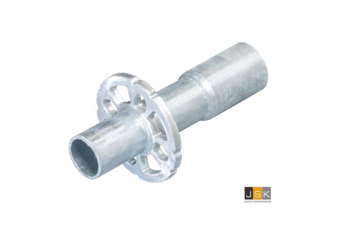 Voetstuk verzinkt, volledig compatibel met o.a. Layher, Scafom, Afix, Rix, kwalitatief hoogwaardig en gemaakt van staal, gewicht 1.70 kg - 1446.133663