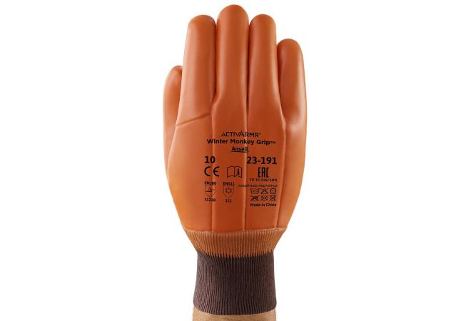 19023300 Ansell Winter Monkey Grip 23-191 handschoen (Doos 72 paar) (maat 10) - 1.90.233.10