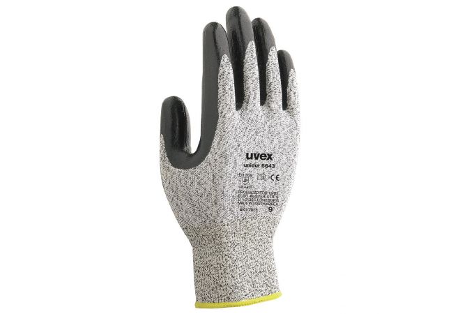 Uvex unidur 6643 handschoen (Doos 200 paar) (Maat 7-10) - 1.91.405.00 - JSK Handelsonderneming