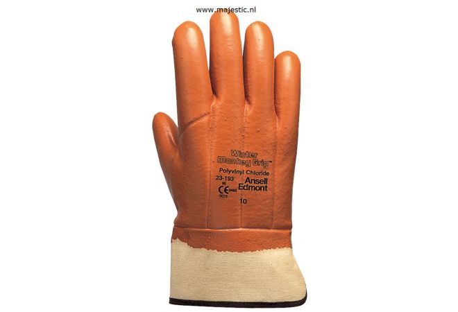 Ansell Winter Monkey Grip werkhandschoen 23-193, met veiligheids