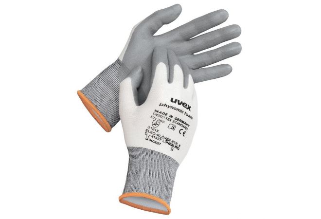 19115000 - Uvex phynomic foam handschoen (Doos 100 paar) (Maat 5 - 12) - 1.91.150.00